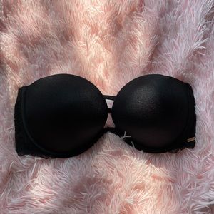 PINK by VS black strapless bra